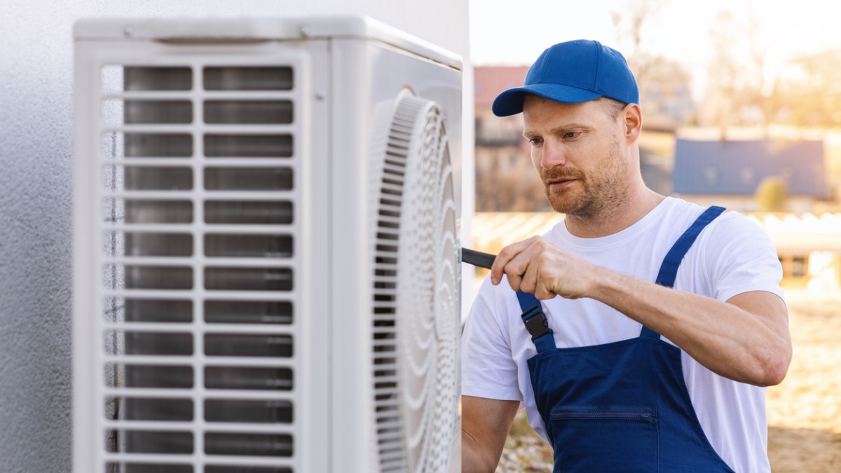Installation d'une pompe à chaleur, économique à certaines conditions.